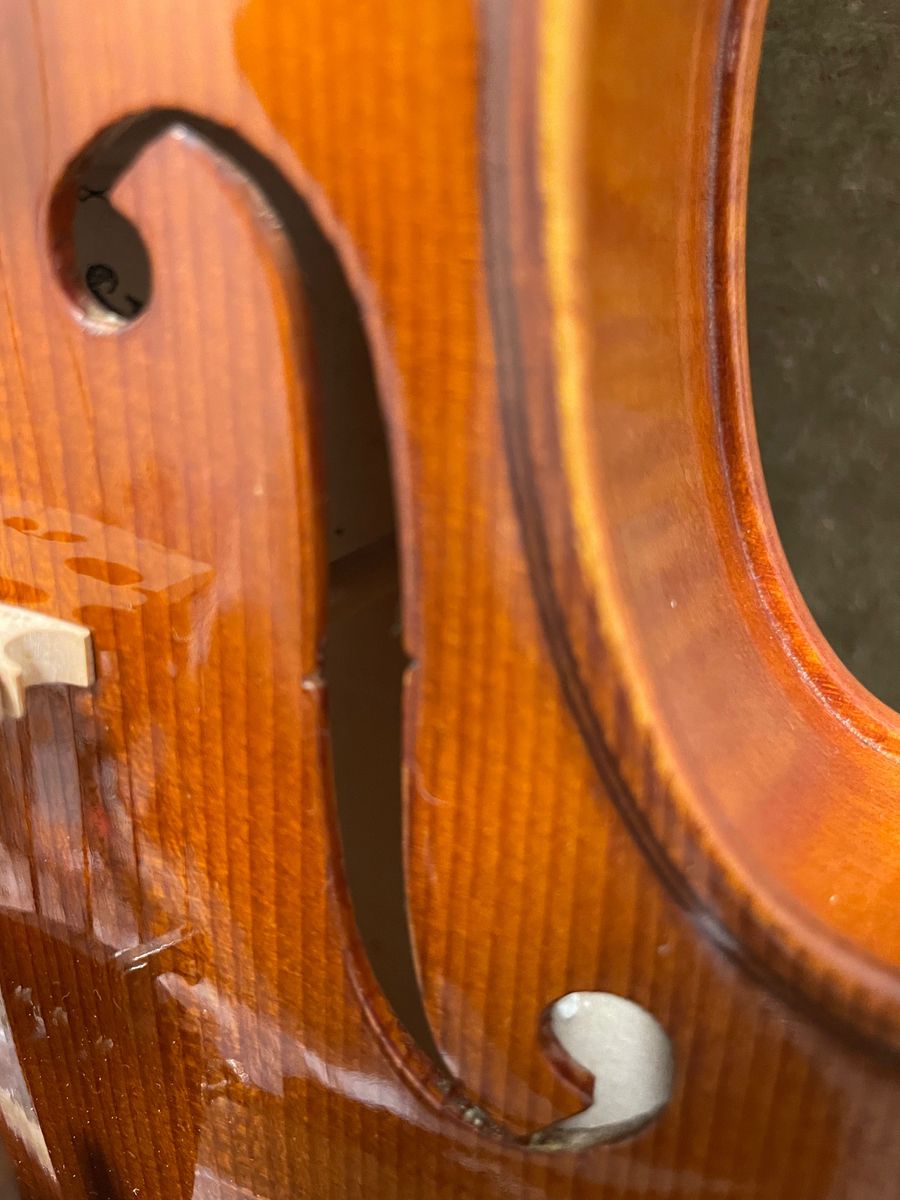 ドイツ製】 シモーラ 「K.SHIMORA」刻印 バイオリン弓 4/4 - 弦楽器