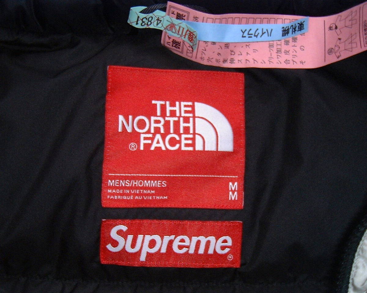 Supreme the north face 19aw 19fw paper print nuptse jacket M_画像4
