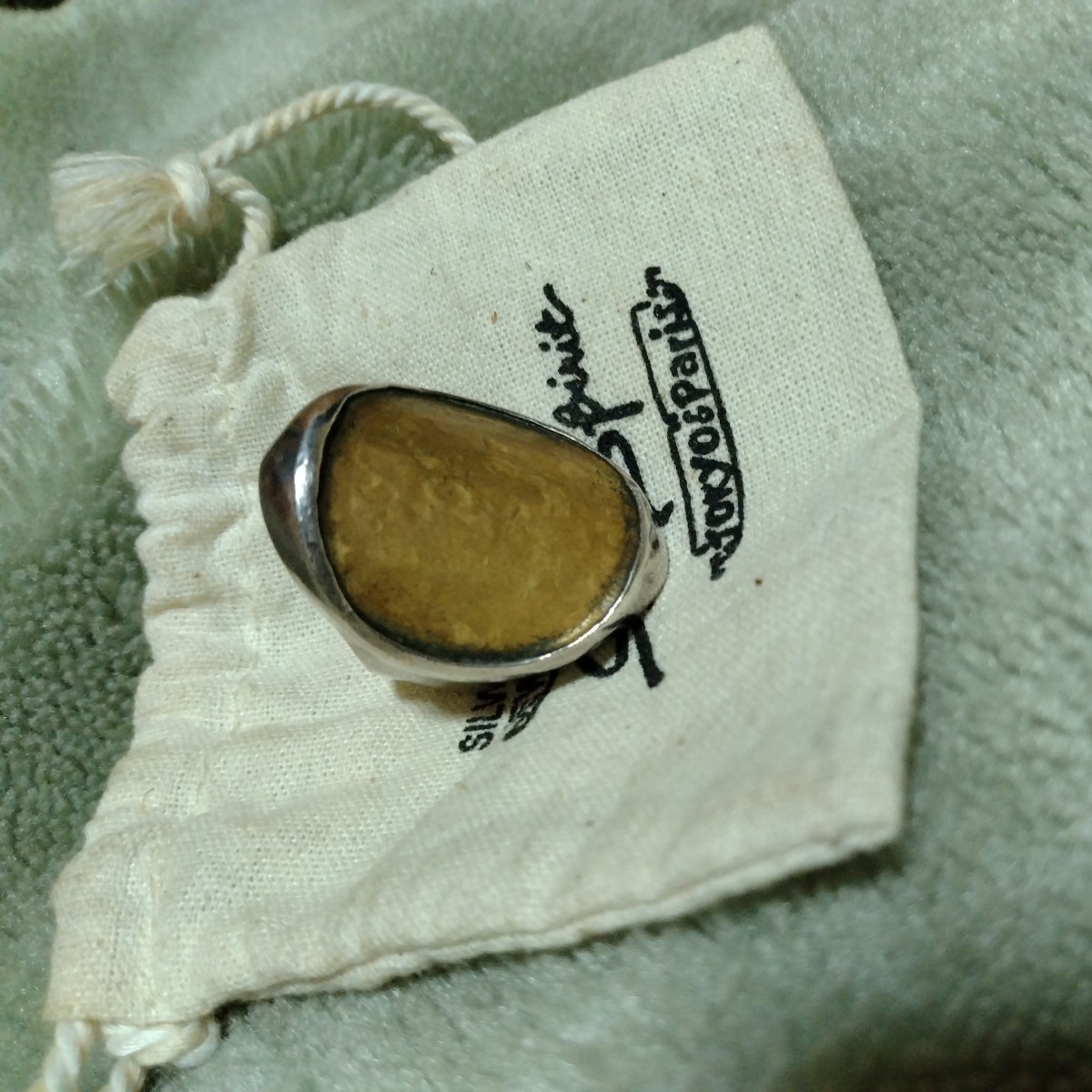 SHARE SPIRIT / antique coin ring -15号銀額 シェアー SHARE SPIRIT / antique coin ring -15号銀額 シェアー