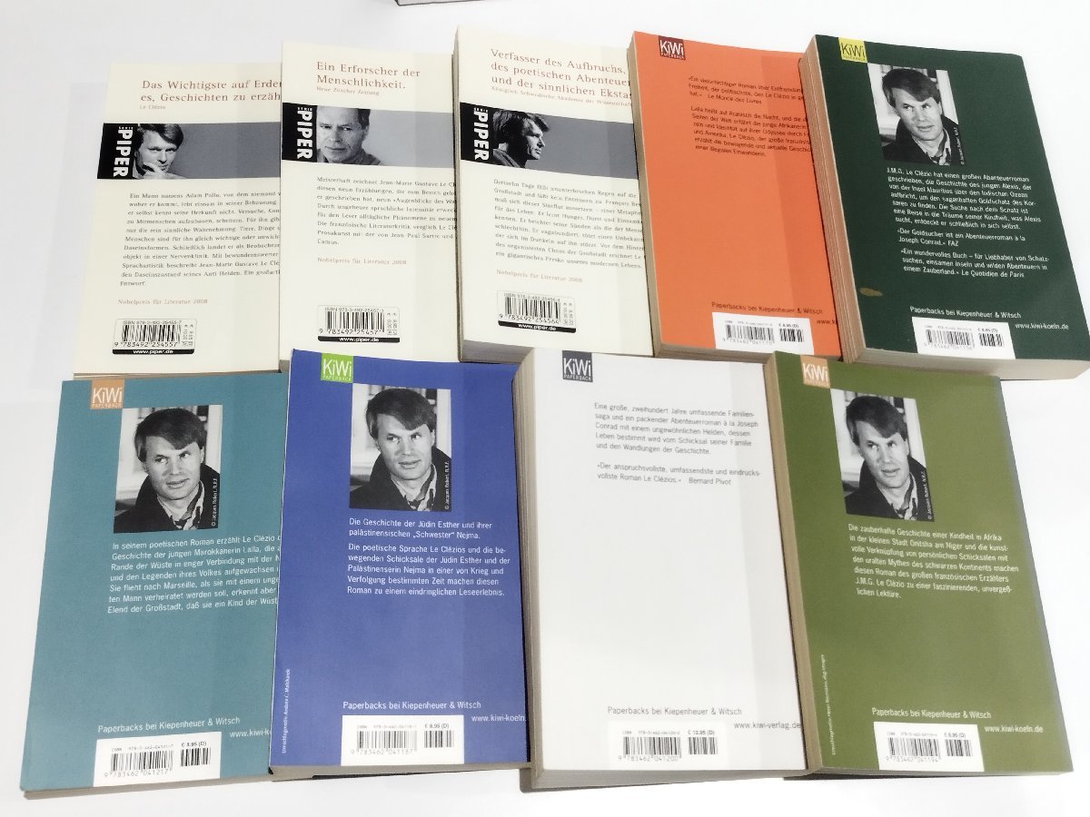 お得セット まとめ/9冊セット】Le ジャン・マリ・ギュスターヴ・ル Clezio 洋書、外国語書籍