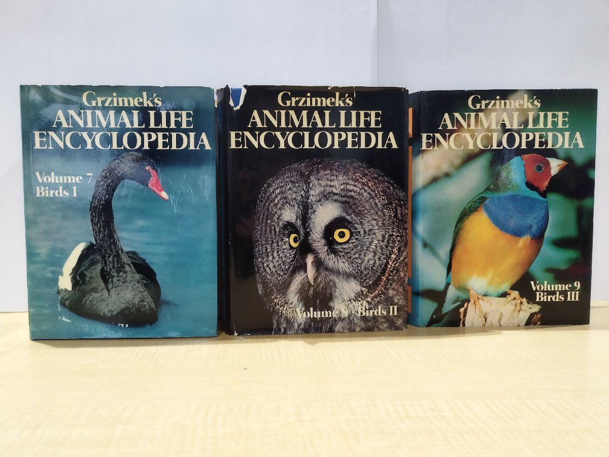 Grzimek's Animal Life Encyclopedia Birds 3巻セット 洋書/英語/生物学/鳥類/百科事典【ac04b】