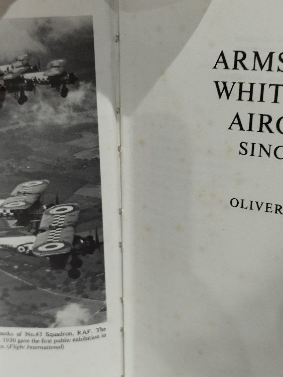 ArmstrongWhitworth Aircraft アームストロング・ホイットワース・エアクラフト　/洋書/英語/飛行機/航空機/歴史/構造/PUTNAM【ac03j】_画像7