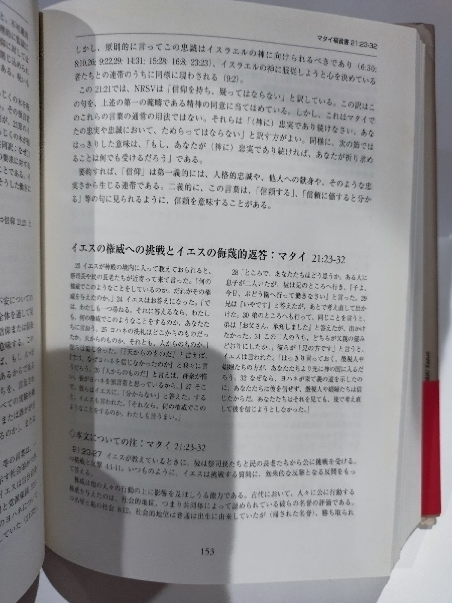 共観福音書の社会科学的注解　ブルース・マリーナ/リチャード・ロアボー/大貫隆/加藤隆　新教出版社【ac04b】_画像5