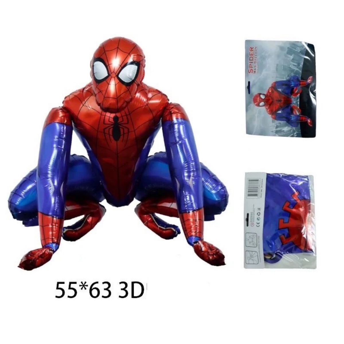 スパイダーマンの3Dバルーン 誕生日やパーティー 飾り