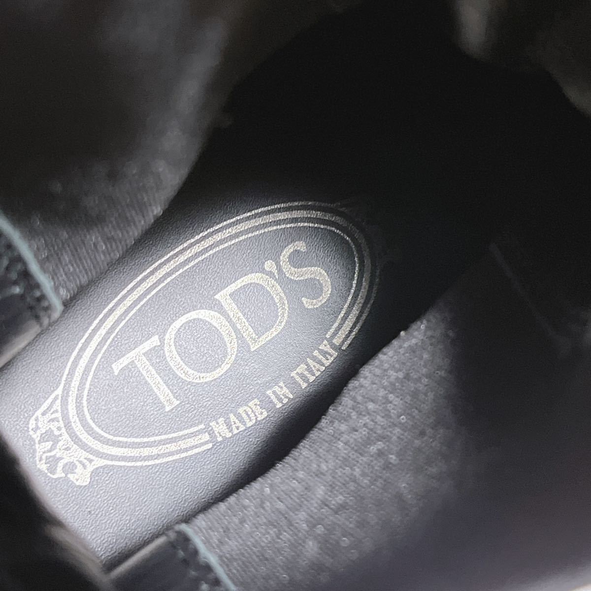 状態良 TOD'S トッズ レザー スエード サイドゴア ブーツ ショートブーツ 厚底 35 1/2 レディース_画像6