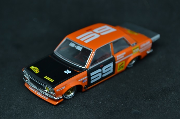 KAIDO★HOUSE MINI GT 004 Datsun 510 Pro Street SK510 Orange KHMG004 街道ハウス ミニGT ダットサン BLUEBIRD ブルーバード NISSAN 日産_画像1