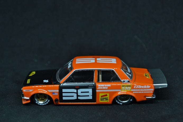 KAIDO★HOUSE MINI GT 004 Datsun 510 Pro Street SK510 Orange KHMG004 街道ハウス ミニGT ダットサン BLUEBIRD ブルーバード NISSAN 日産_画像2