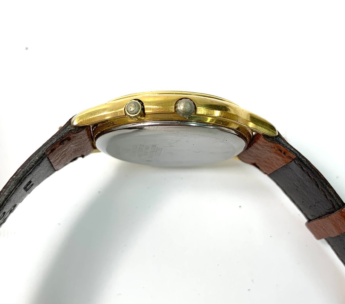 □【中古品】12-2 SEIKO セイコー 5T32-7A20 デイト ベルト社外 腕時計 電池切れ 動作未確認 □埼玉戸田店_画像7