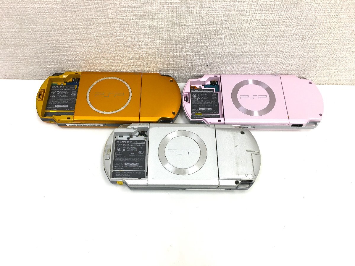 ▲二宮店▲【ジャンク品】11-105 SONY ソニー PSP 3台まとめ売り PSP-1000/PSP-2000/PSP-3000_画像2