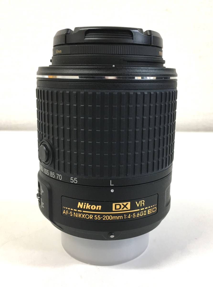 12-18【中古品】Nikon D5300 デジタル一眼レフカメラ AF-S 18-55mm VRⅡ/AF-S 55-200mm VRⅡ_画像6