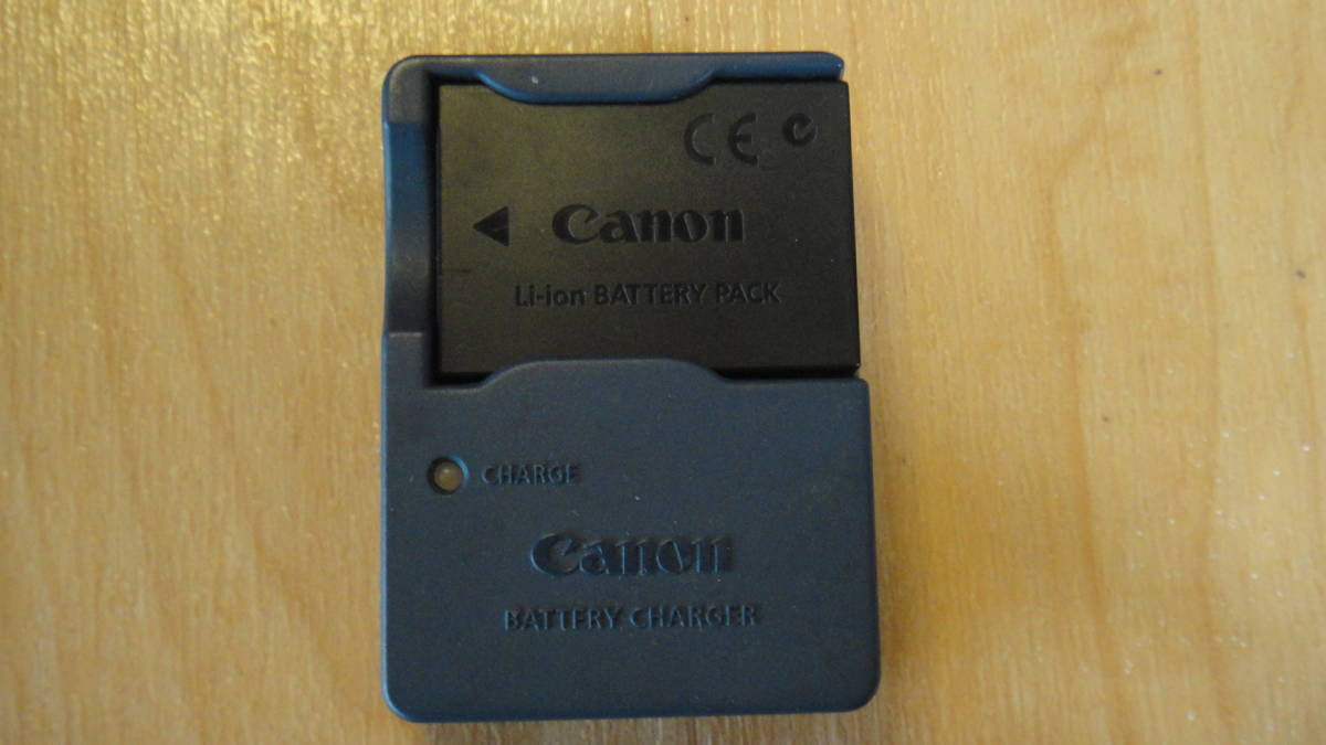 Canon キャノン 純正充電器 バッテリーチャージャー CB-2LU /バッデリー NB-３L 付き /動作OK_画像1