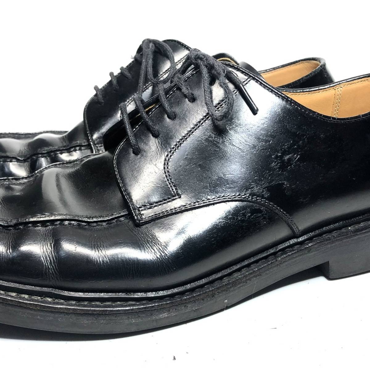  REGAL 26.5cm メンズ 黒 ブラック Uチップ JU15 リーガル 革靴 レザー シューズ ビジネス 紳士靴 本革 中古 *管理AL036F8_画像7