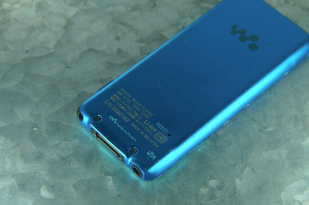 動作良好 SONY ウォークマン NW-S755 16GB バッテリー新品交換　送料無料　0410_画像7