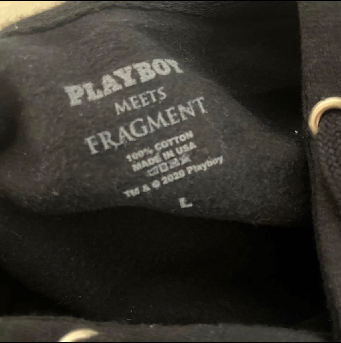 fragment design × PLAYBOY パーカー【L】