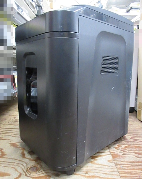 S5498 used simplus auto feed shredder SP-OA152-BK automatic small .150 sheets A4 correspondence card small . correspondence continuation operation 60 minute 2022 year made operation verification settled 