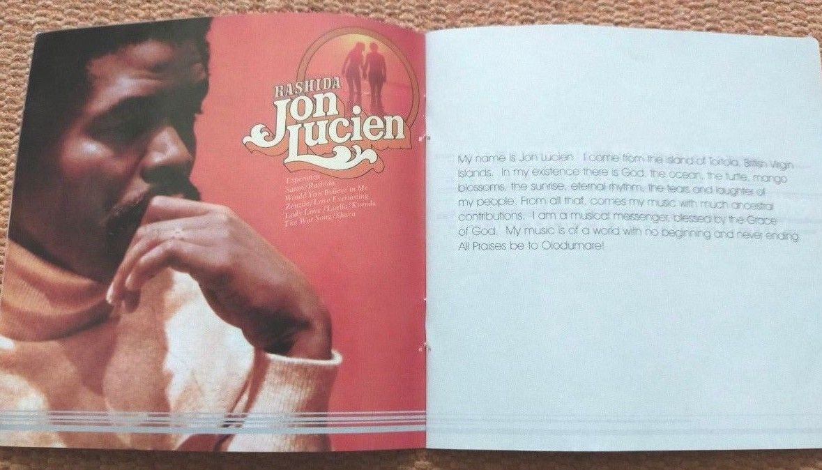 ジョン・ルシアン(Jon Lucien) 「I Am Now」「Mind's Eye」「Rashida」2枚組