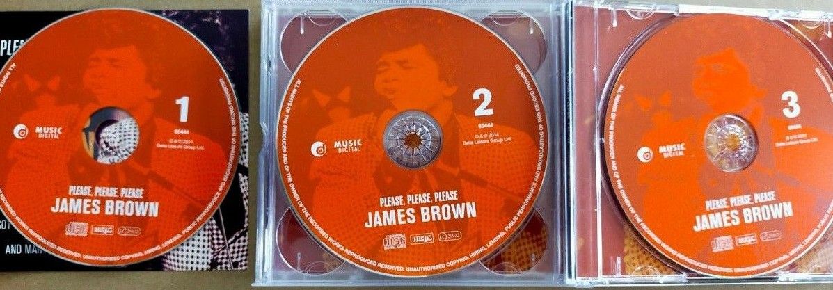 ジェーム・スブラウン(James Brown) 3CD『Please, Please, Please』ベスト+ライブ盤