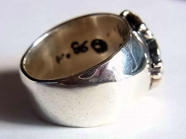  cell tika-tsuCELTiC ARTS кольцо кольцо 18 номер SV серебряный 925
