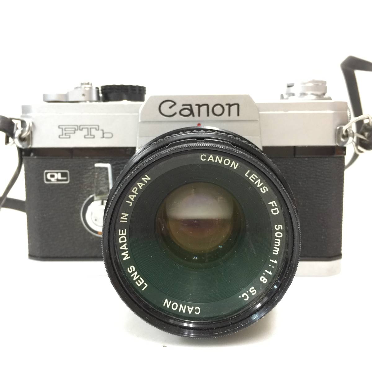 167 CANON キャノン 一眼フィルムカメラ FTb レンズ FD 50mm 1:1.8 S.C. フィルムカメラ 一眼レフカメラ 動作未確認_画像3