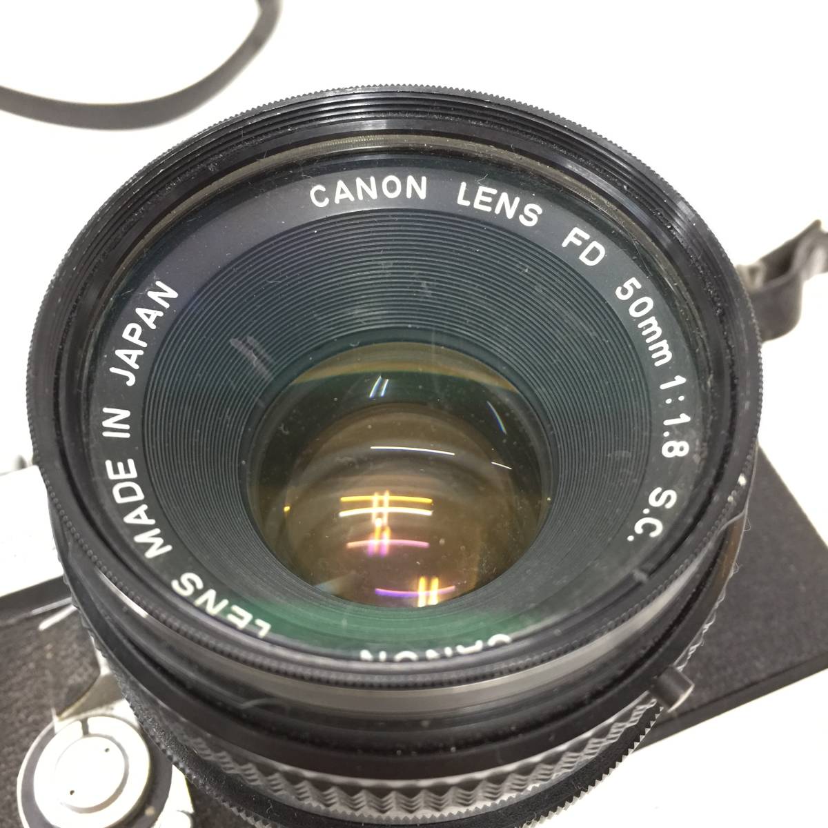 167 CANON キャノン 一眼フィルムカメラ FTb レンズ FD 50mm 1:1.8 S.C. フィルムカメラ 一眼レフカメラ 動作未確認_画像5