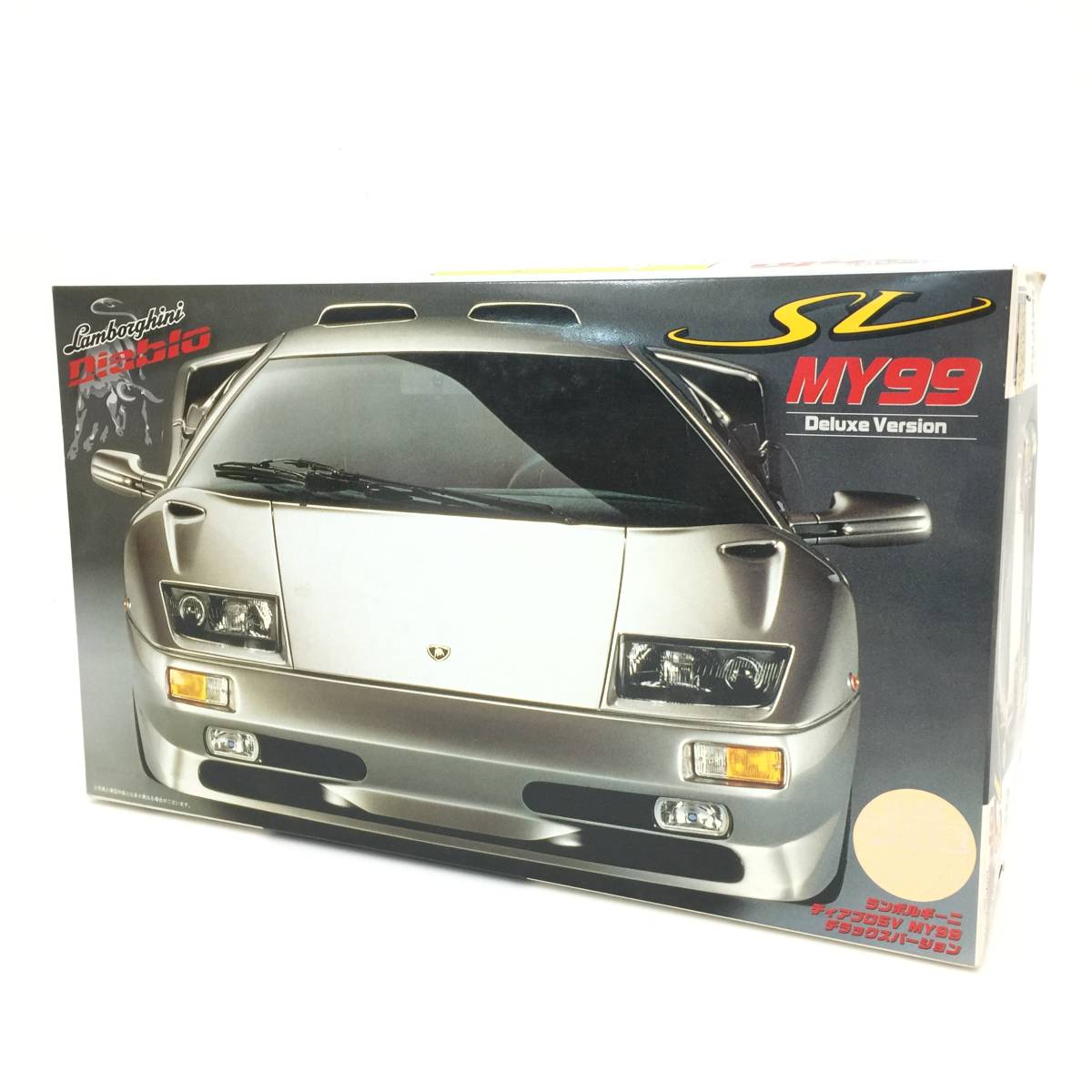 201 未組立 FUJIMI フジミ模型 1/24 ランボルギーニ ディアブロSV MY99 デラックスバージョン エッチングパーツ付 プラモデル 車 保管品_画像1