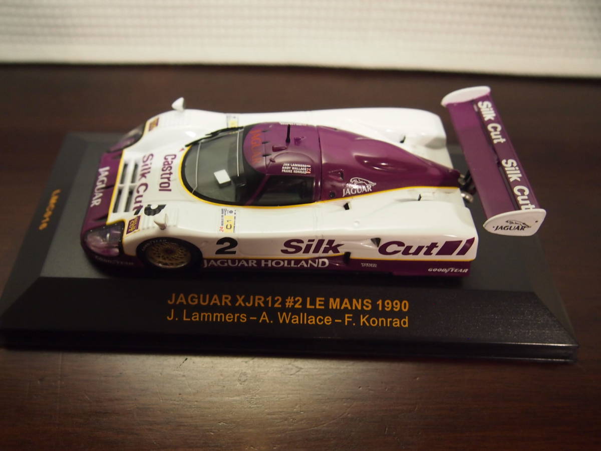 希少 iXO 1/43 ジャガー XJR 12 No.2 1990 ル・マン　J.Lammers-A.Wallace-F.Konrad　Silk Cut_画像6