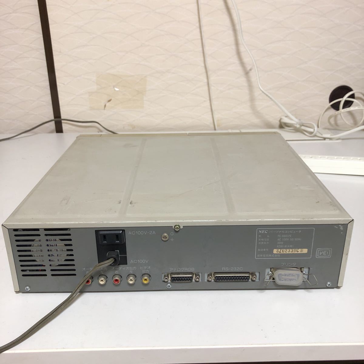 R502 NEC PC-8801FE パーソナルコンピュータ/通電NG ジャンク品_画像4