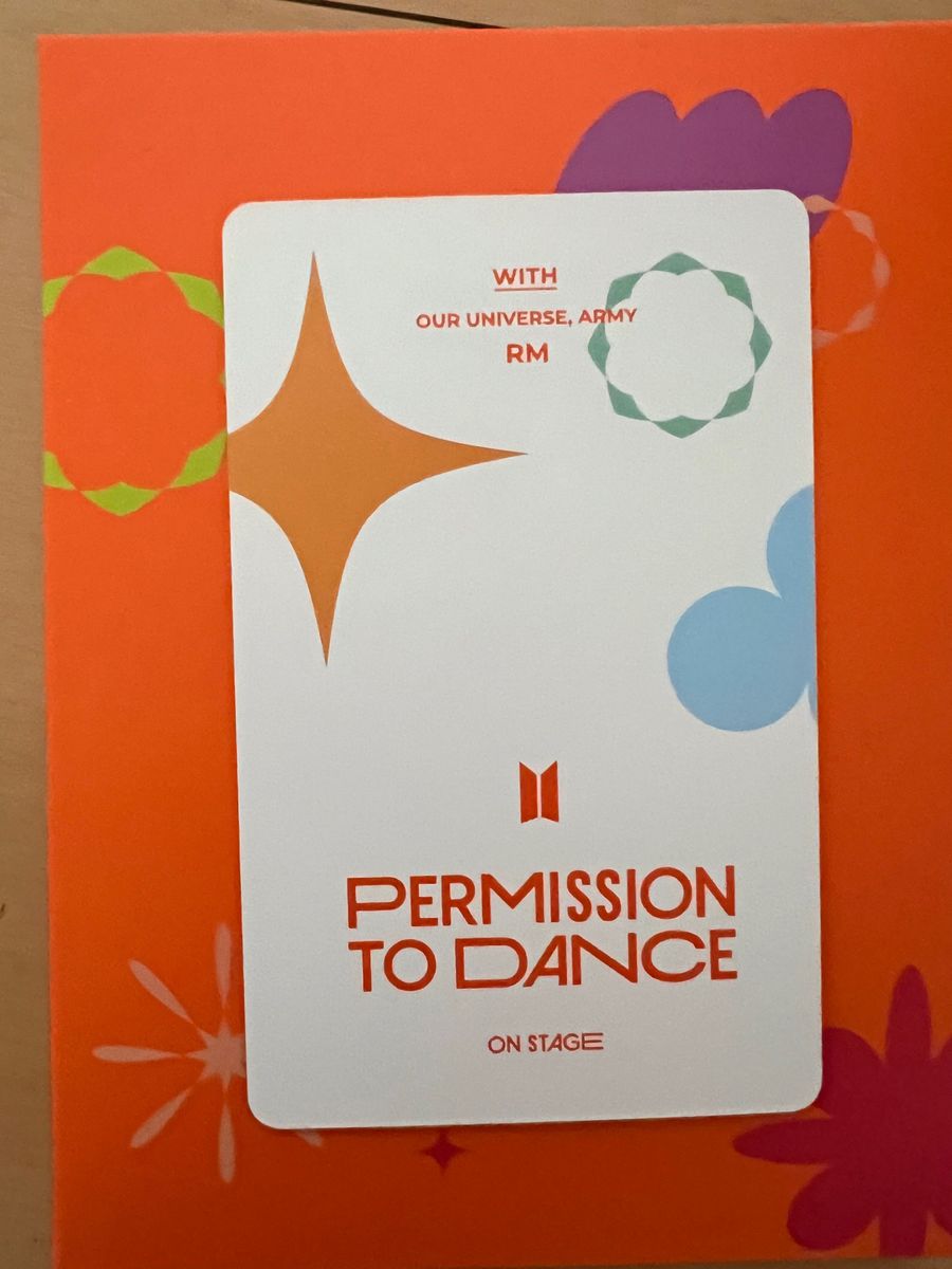 BTS PERMISSION TO DANCE ON STAGE in THE US トレカ RM