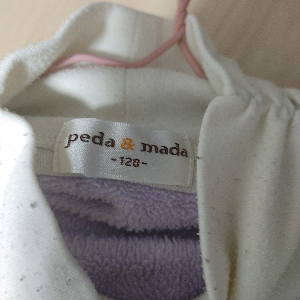 120　紫　ハイネック　タートルネック　トップス　Tシャツ　peda&mada 女の子 長袖