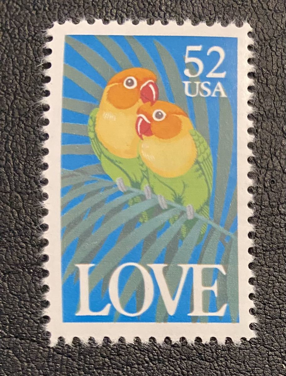 アメリカ　米国　LOVE切手 鳥 1種完　未使用 NH_画像1