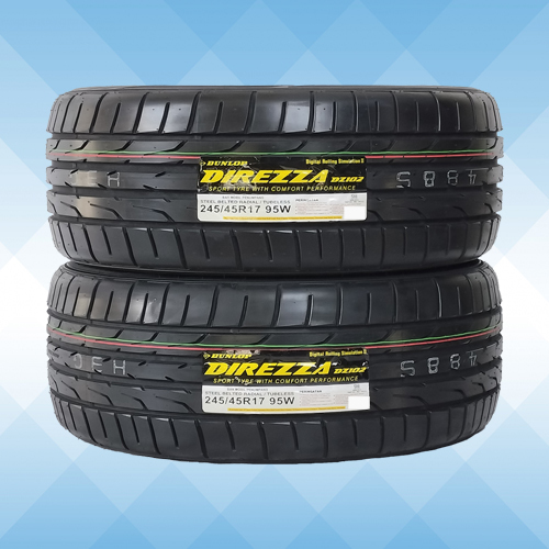 245/45R17 95W DUNLOP ダンロップ ディレッツァ DIREZZA DZ102 23年製 送料無料 2本税込 \26,600より 3_画像1