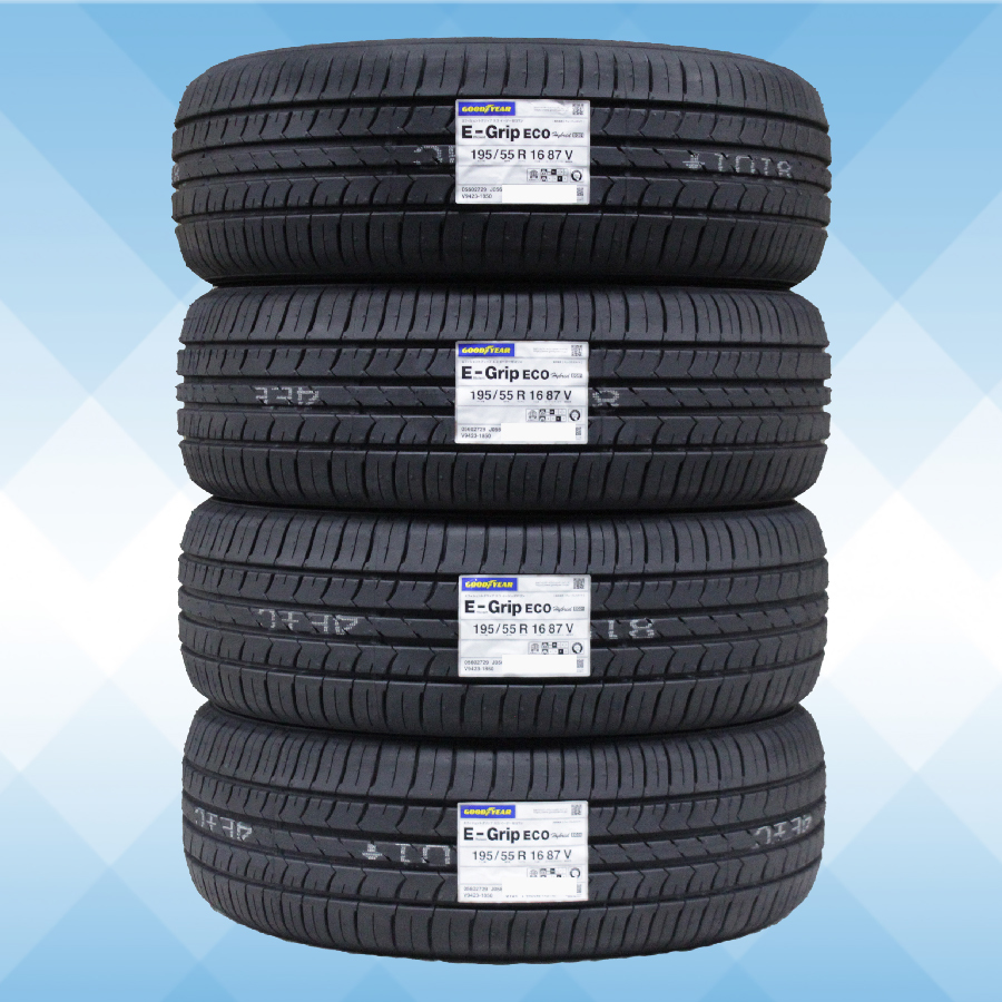 195/55R16 87V GOODYEAR グッドイヤー EFFICIENT GRIP ECO EG01 23年製 正規品 送料無料 4本税込 \35,400 より 2_画像1