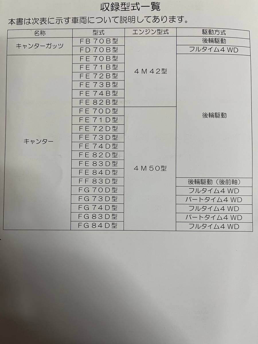 取扱説明書　取説　三菱　キャンター　4M50/4M42　2009年10月発行　【管理番号　Book-17】　_画像10