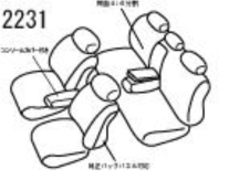 アルティナ スタンダードセブン シートカバー(ワインレッド)クラウンマジェスタ UZS171/UZS173/JZS177 2231 Artina 車種専用設計 シート