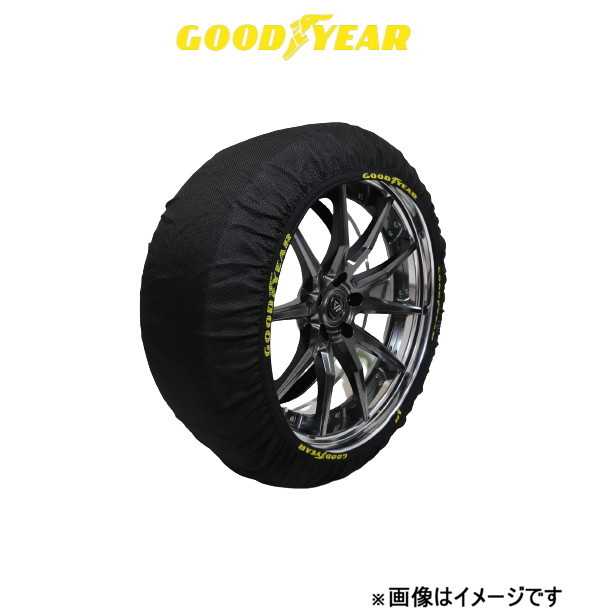 GOODYEAR グッドイヤー スノーソックス ブラック クラシックタイプ Mサイズ 15インチ_画像1