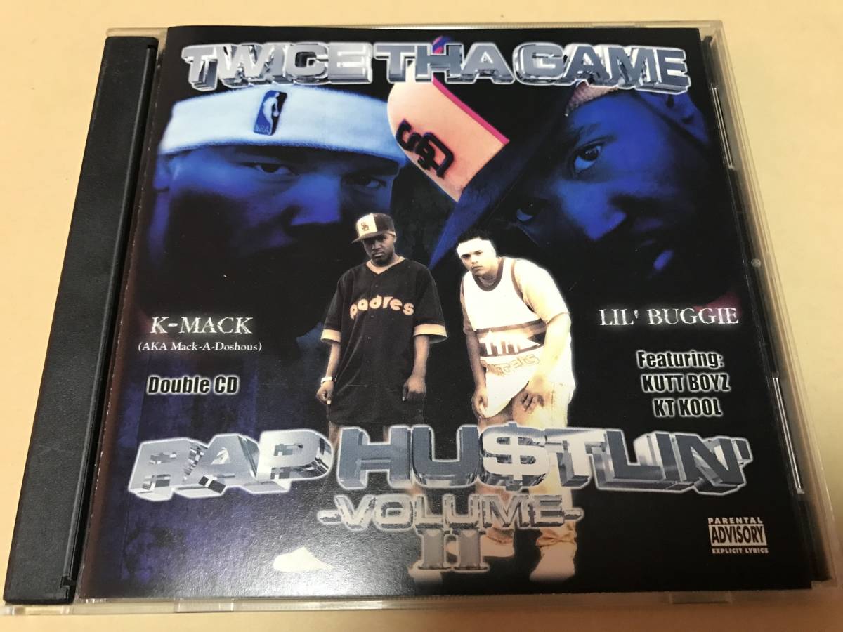 2CD!!TWICE THA GAME/RAP HUSTLIN' VOL.II/G-Rap/G-LUV_画像1