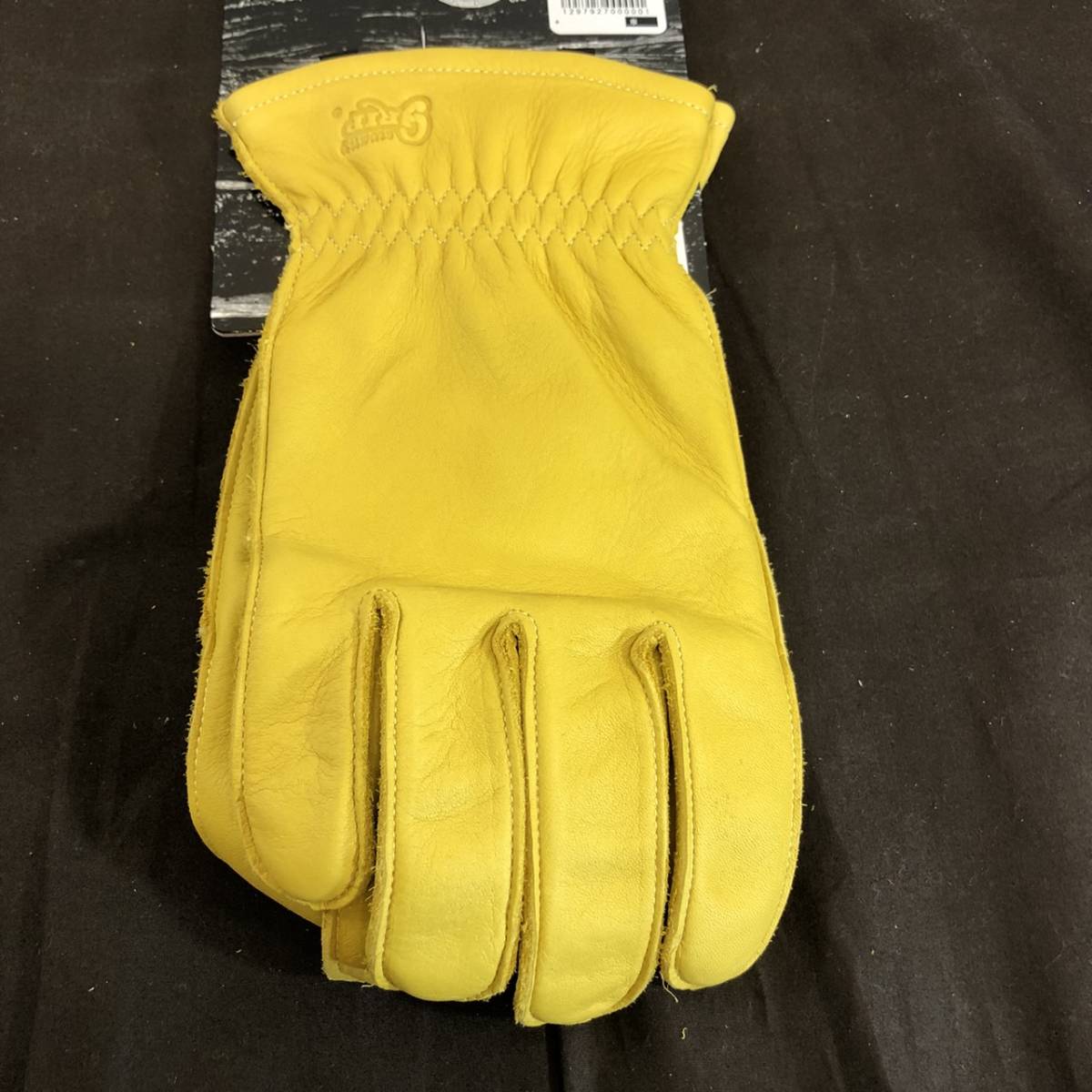*[MH-5963] new goods unused goods GRIP SWANY grip Swany G-1 leather glove gloves size L yellow kevlar camp outdoor shortage of stock 