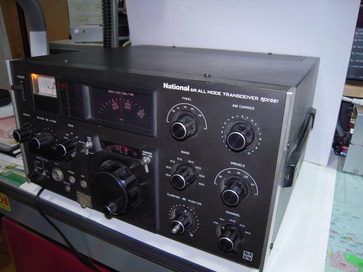 RJX-661 (National50MHz帯SSB/FM/AM/CW)　オールモードトランシーバ（ジャンク品）_画像1