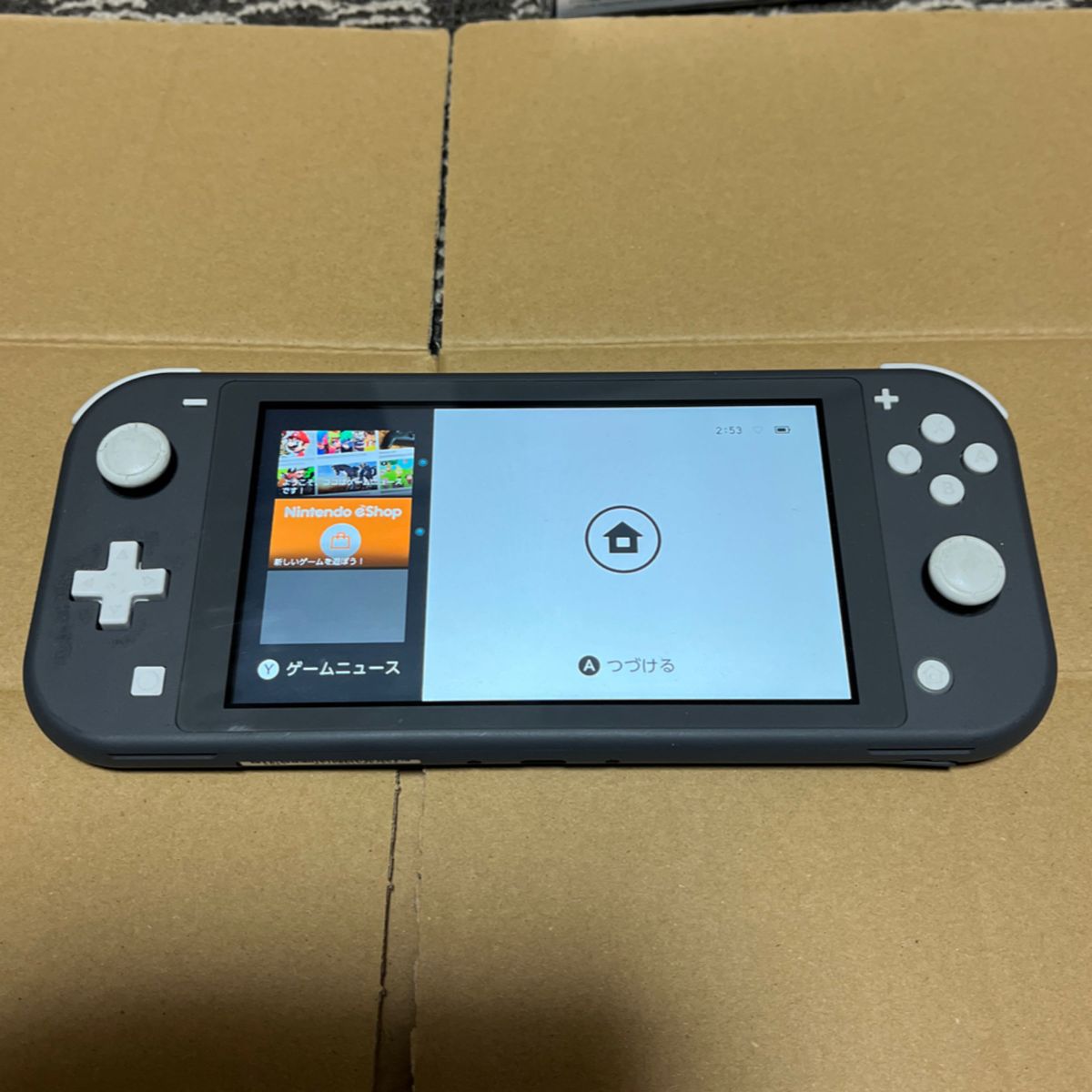 Nintendo Switch Lite グレー 美品 本体 完品美品 最安値 箱付き