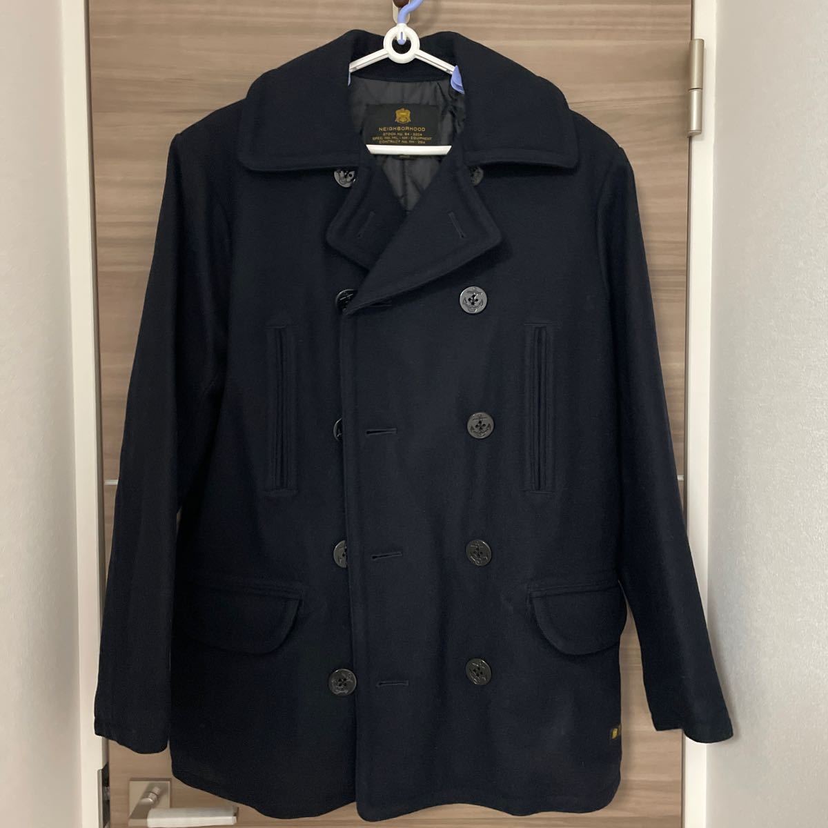 新品未使用 NEIGHBORHOOD 黒 L 日本製 P/WN-COAT BLACK Pコート