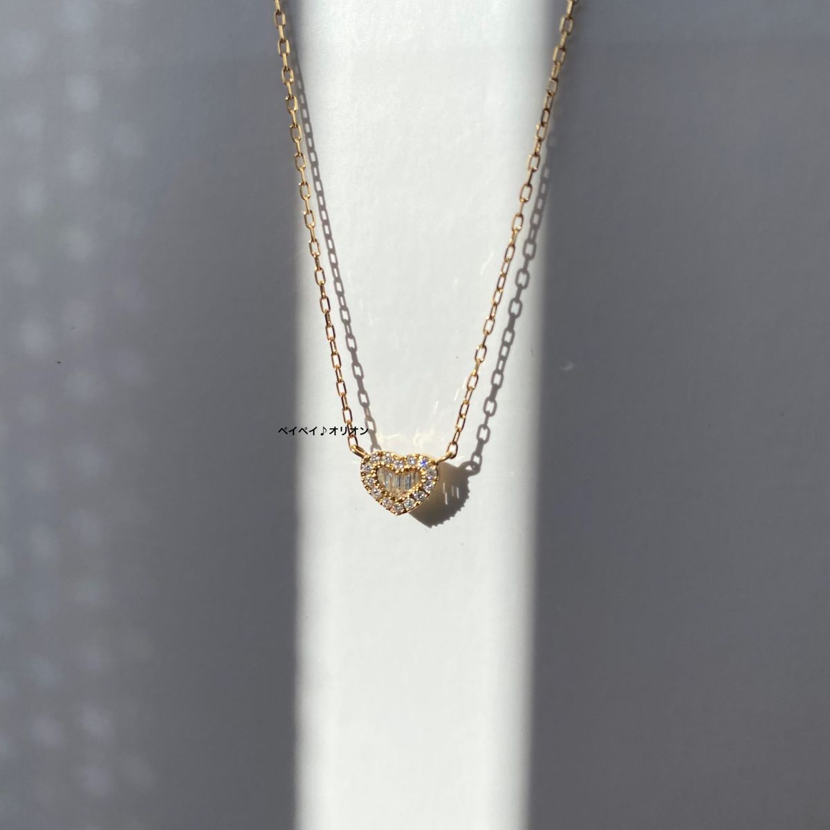 BELLESIORA ベルシオラ K18 ダイヤモンド ハート ネックレス BELLESIORA ベルシオラ K18 ダイヤモンド ハート ネックレス