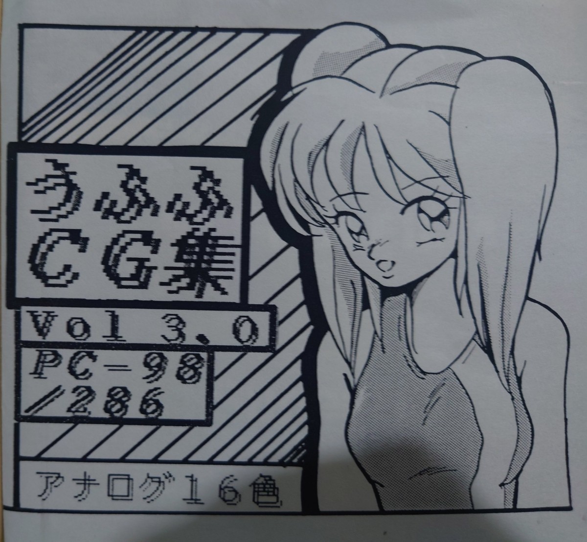 同人ソフト　うふふCG集　Vol.3.0 for PC-98/286_画像1