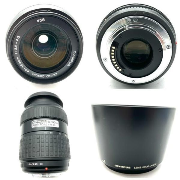仙11 OLYMPUS E-500 デジカメ デジタル一眼レフカメラ オリンパス / ZUINKO DIGTAL 40-150mm 1:3.5-4.5 レンズ 付属品あり_画像8