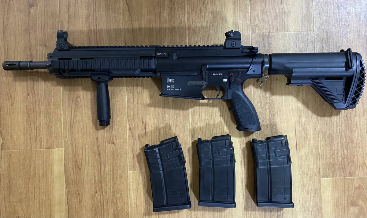 vfc hk417 gbb ガスブロ ガスガン 12inch 20inch ハンドガード アウターバレル 予備マガジン 東京マルイ ghk ksc_画像4