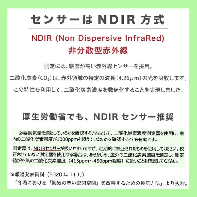 co2センサー co2測定器 co2濃度測定器 CO2マネージャー co2モニター 二酸化炭素濃度計