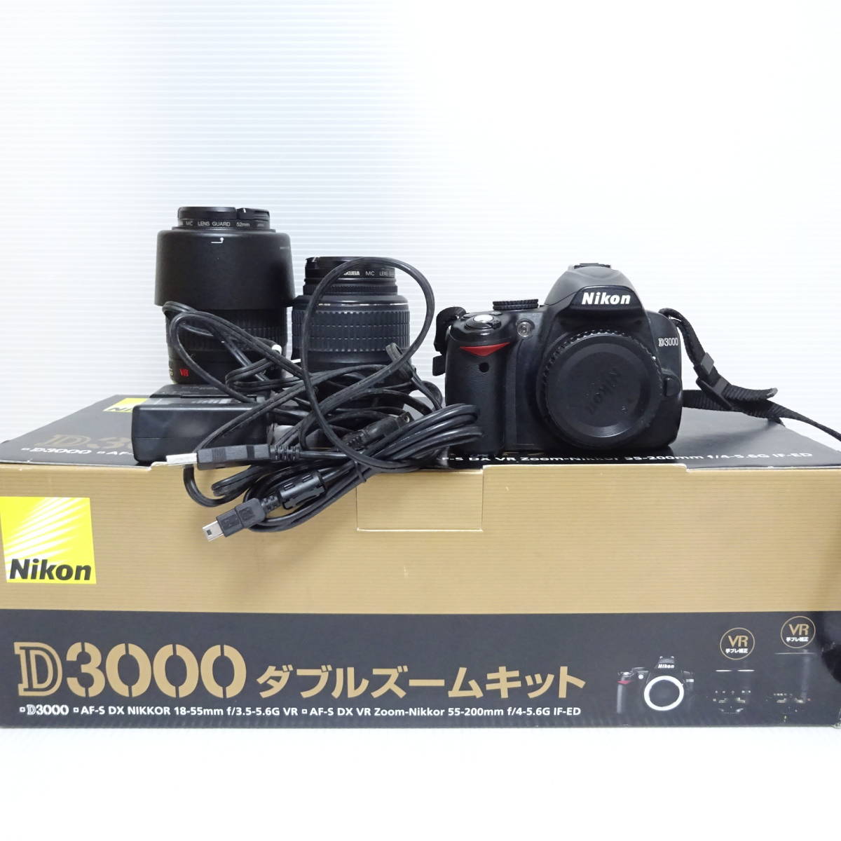 Nikon D3000 デジタル一眼カメラ レンズ おまとめセット 動作未確認