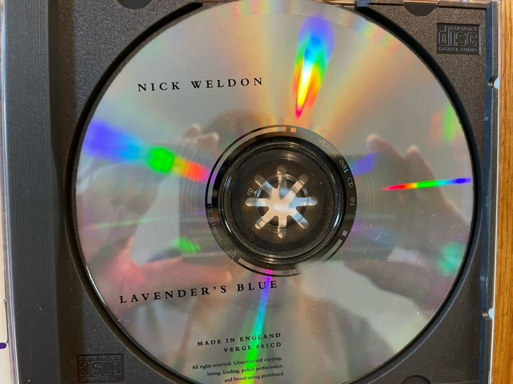CD NICK WELDON TRIO / LAVENDER'S BLUE_画像3