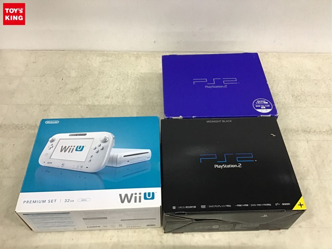 1円〜 同梱不可 ジャンク PlayStation 2 本体 SCPH-50000 NB、SCPH-18000、Wii U シロ_画像1