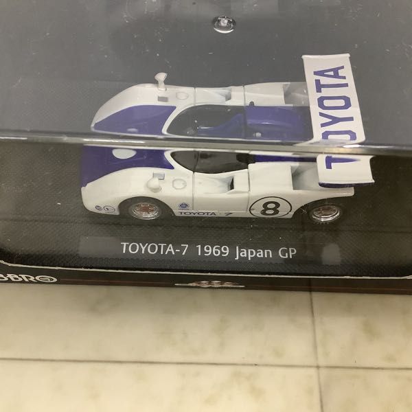 1円〜 エブロ 1/43 トヨタ 7 日本カンナム 1969 No.8 ブルー トヨタ７ 日本 Can Am 1968 #34 他_画像3