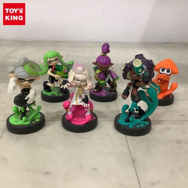 1円〜 amiibo アミーボ スプラトゥーンシリーズ ヒメ、イイダ、ホタル 他_画像1